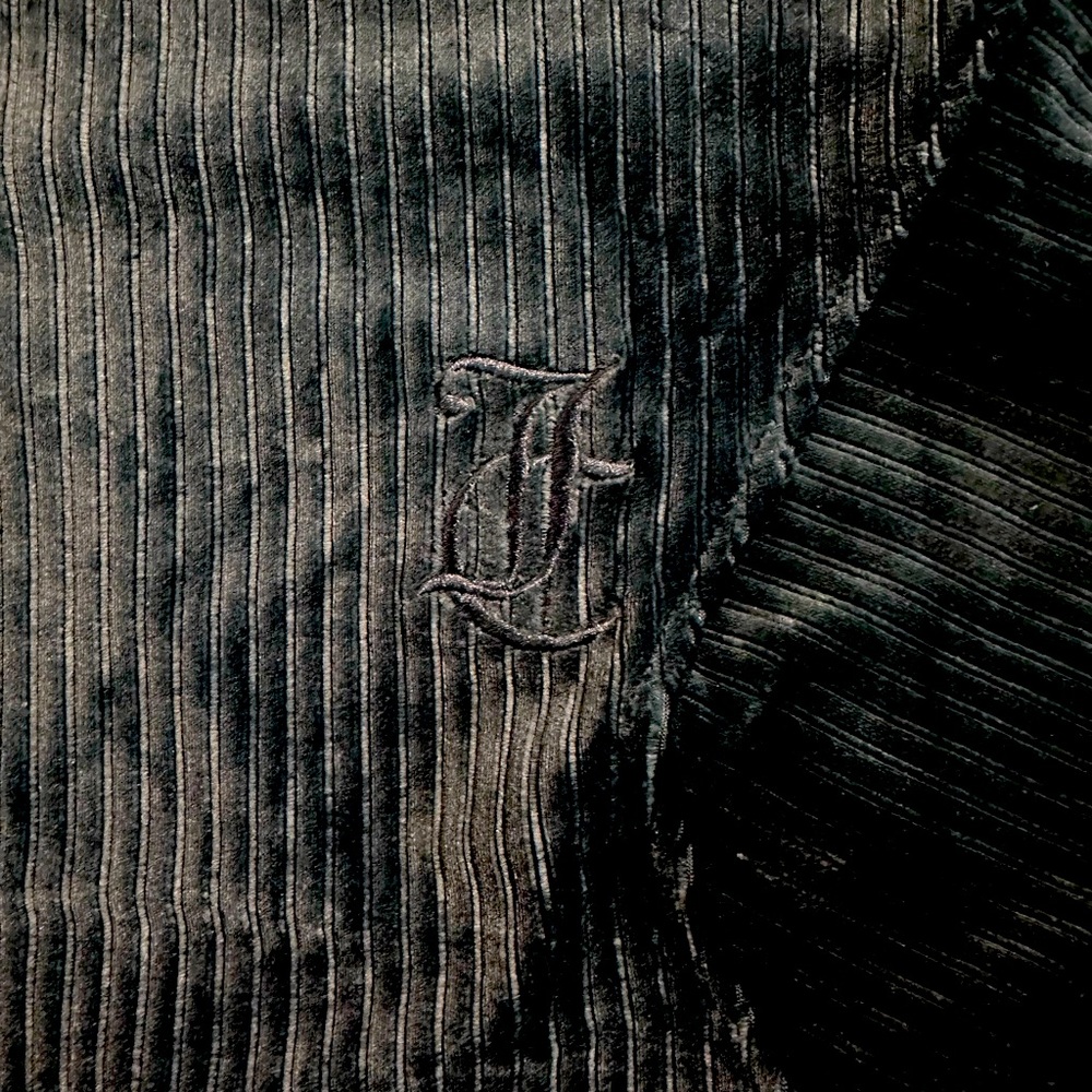 Corduroy Mock Neck Sweater SM Color: Off the Coast - Picture 3 of 4